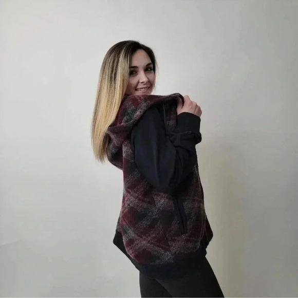 Armani Exchange Wool Plaid Bomber Jacket - Picture 11 of 12